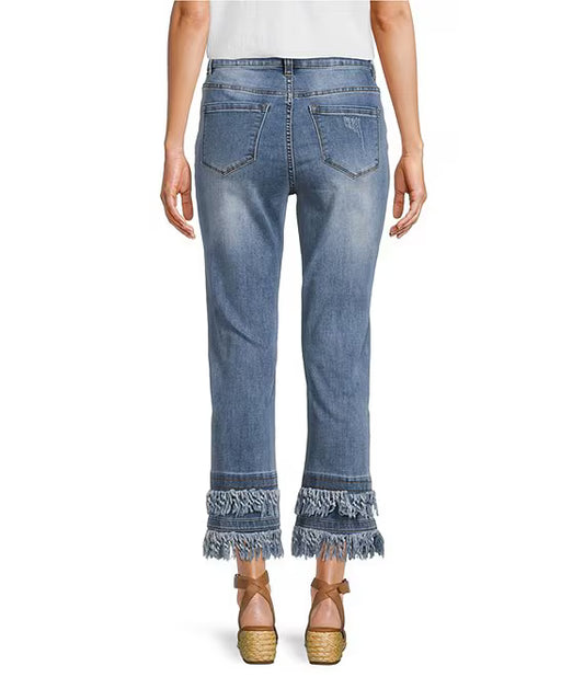 Double Fringe Jeans