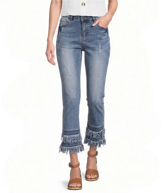 Double Fringe Jeans