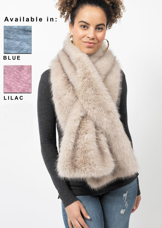 Wrap Faux Fur Scarf