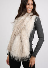 Ostrich Faux Fur Scarf