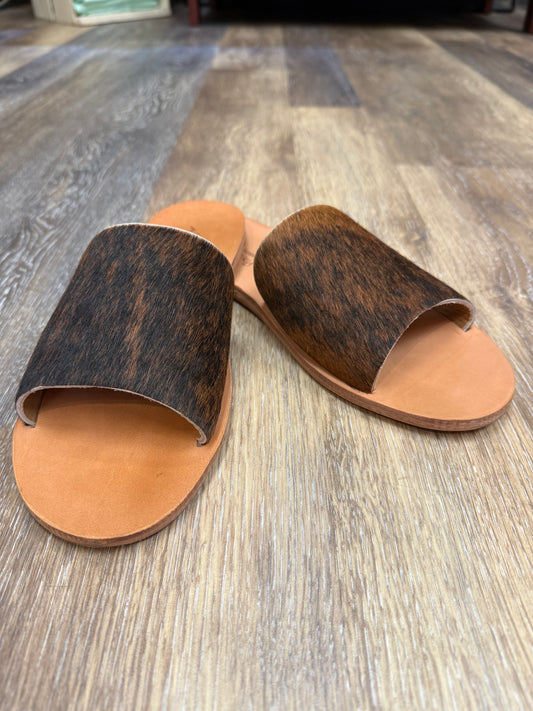 Agave Sky Nadia Cowhide Flats~ Size & Color Varies for Each Individual Pair
