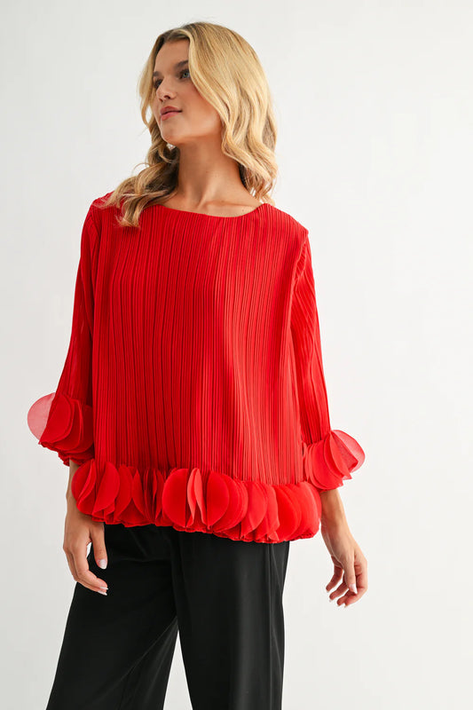 Joanna Pleated Top by Joh