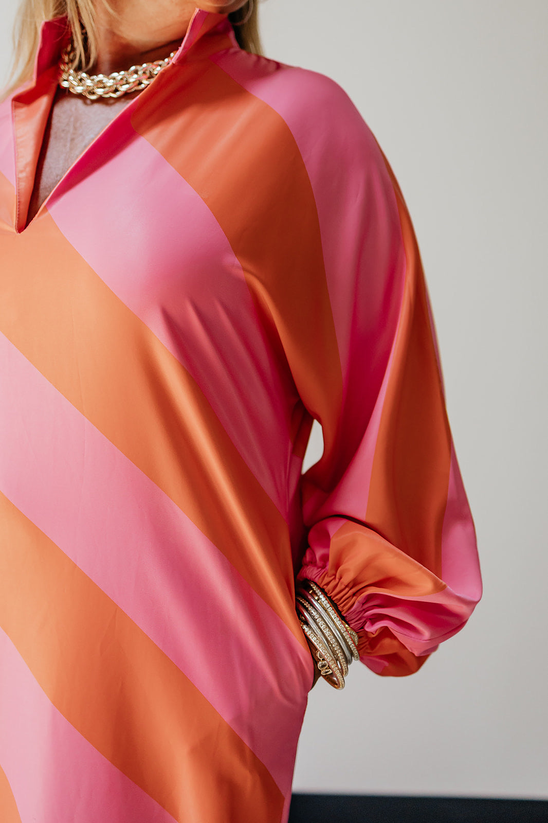 Pink & Orange Caftan Dress