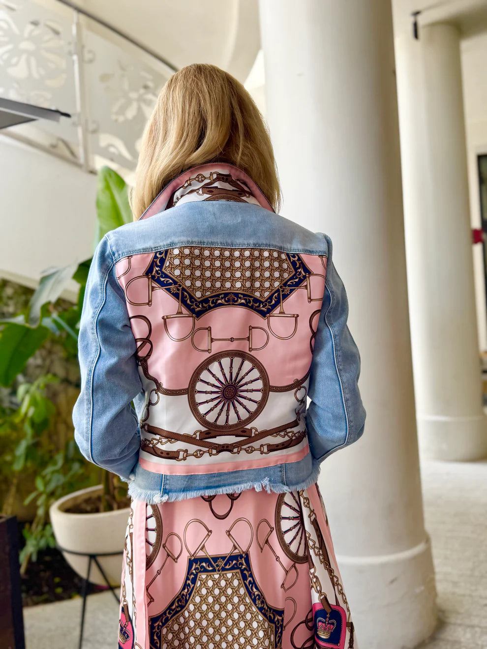 Blush Bit Denim Jacket