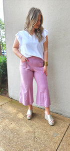 Linen Slouch Pocket Pant