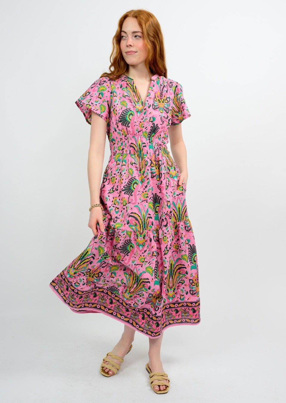 Uncle Frank Tropical Borders Dress