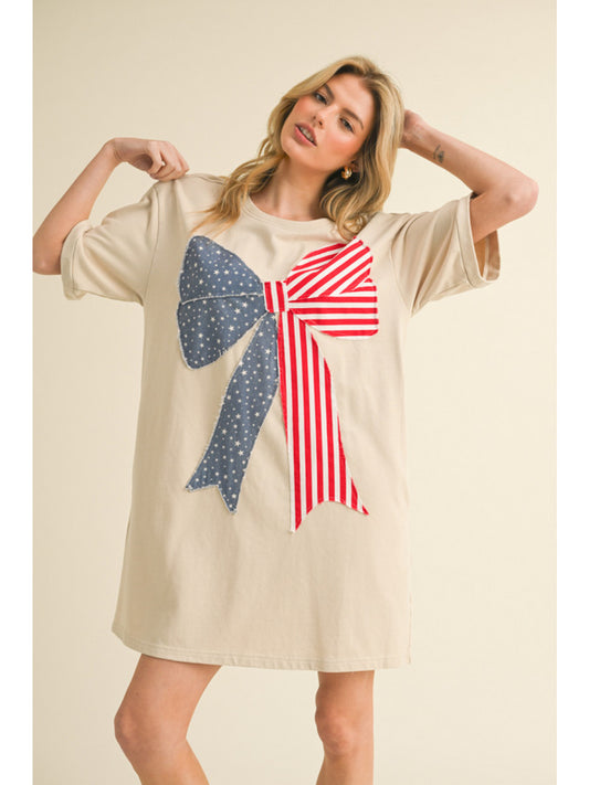 American Bow Graphic Dress