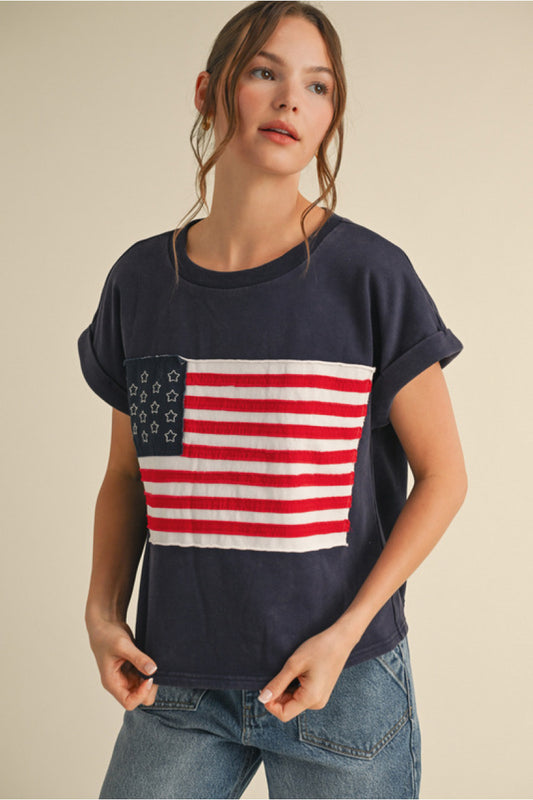 Flag Patch Top