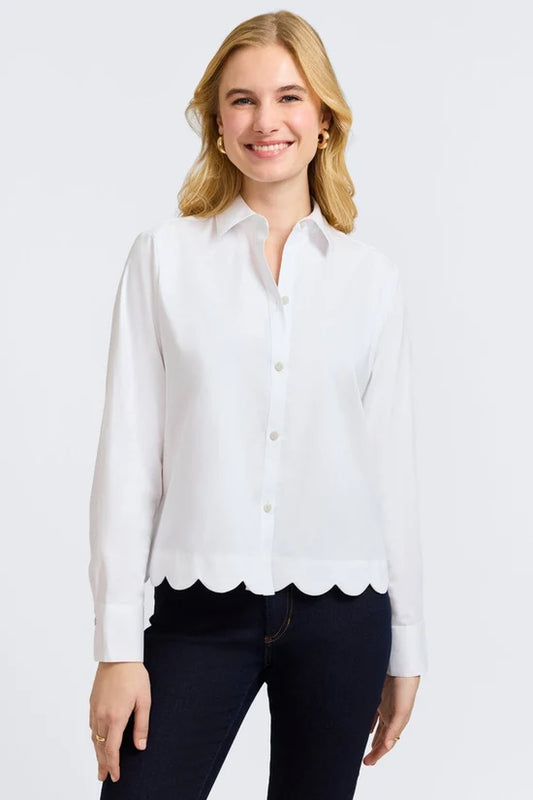 Scarlett White Top