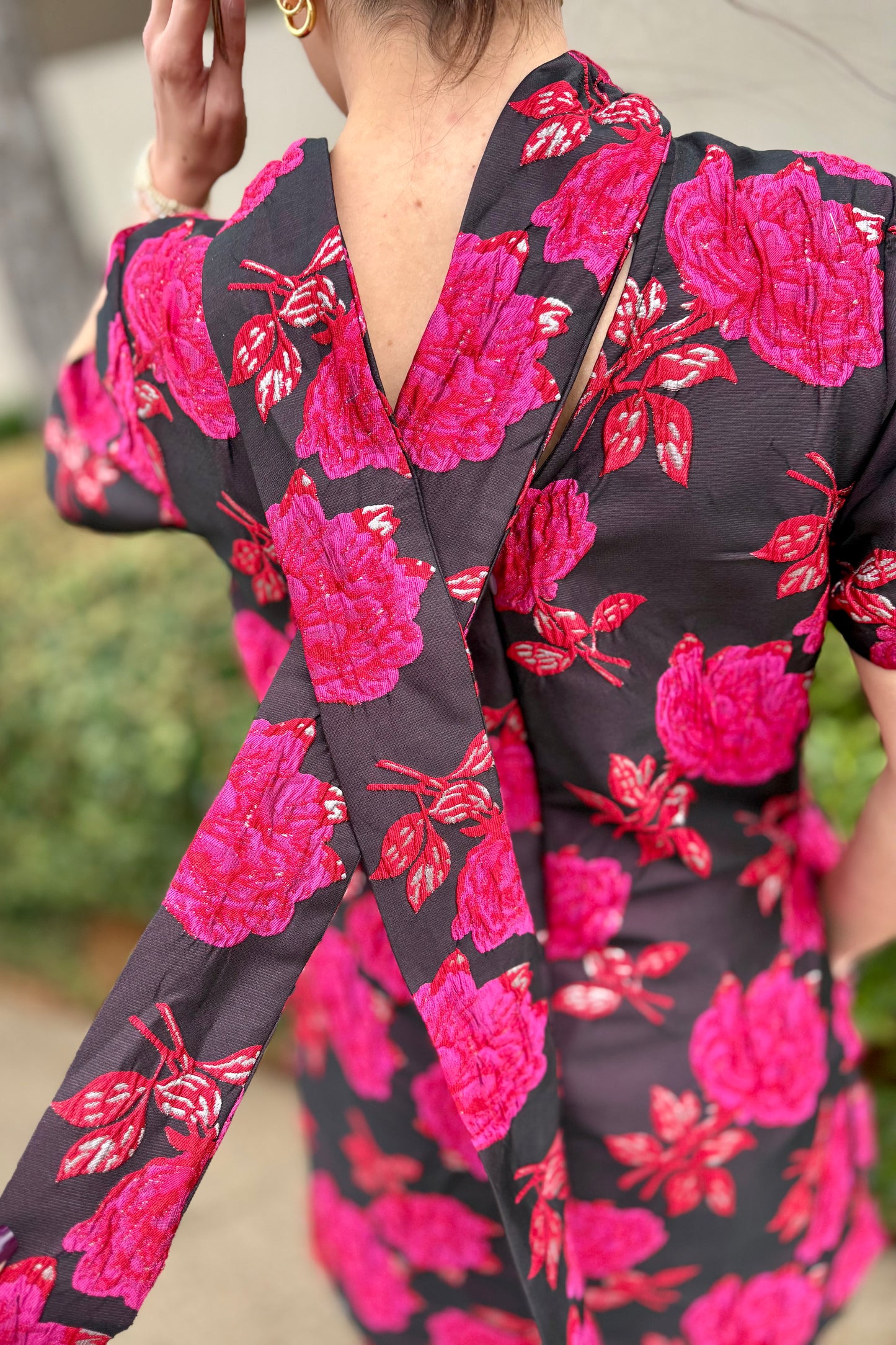 Uncle Frank Bow Back Dress