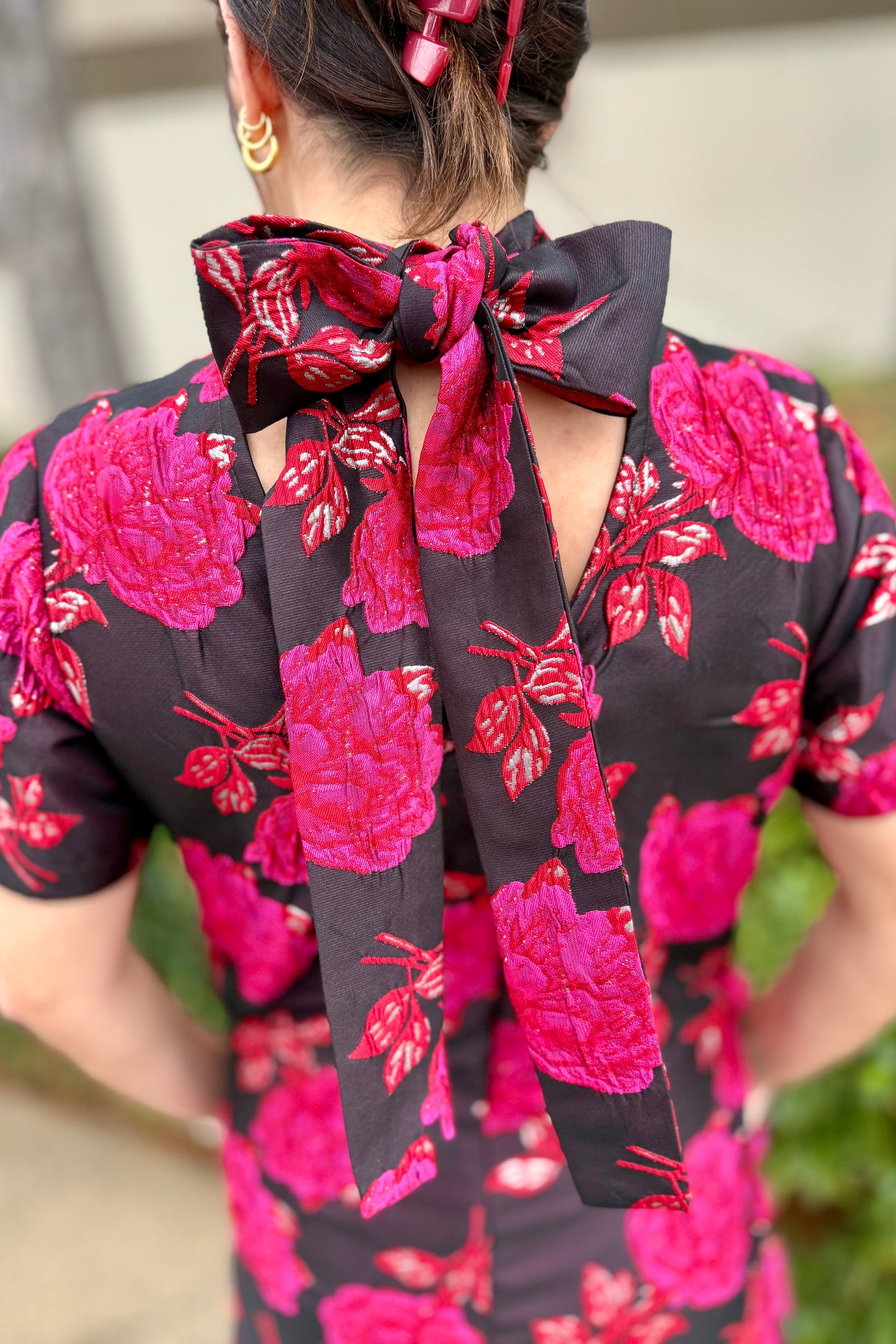 Uncle Frank Bow Back Dress