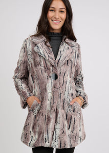 Faux Mountain Fox Coat