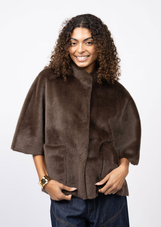 Chocolate Fur Jacket