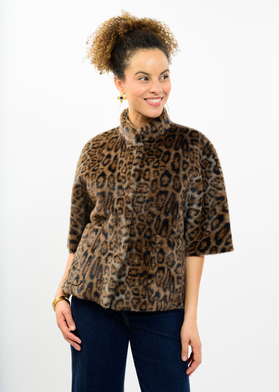 Faux Fur Capelet