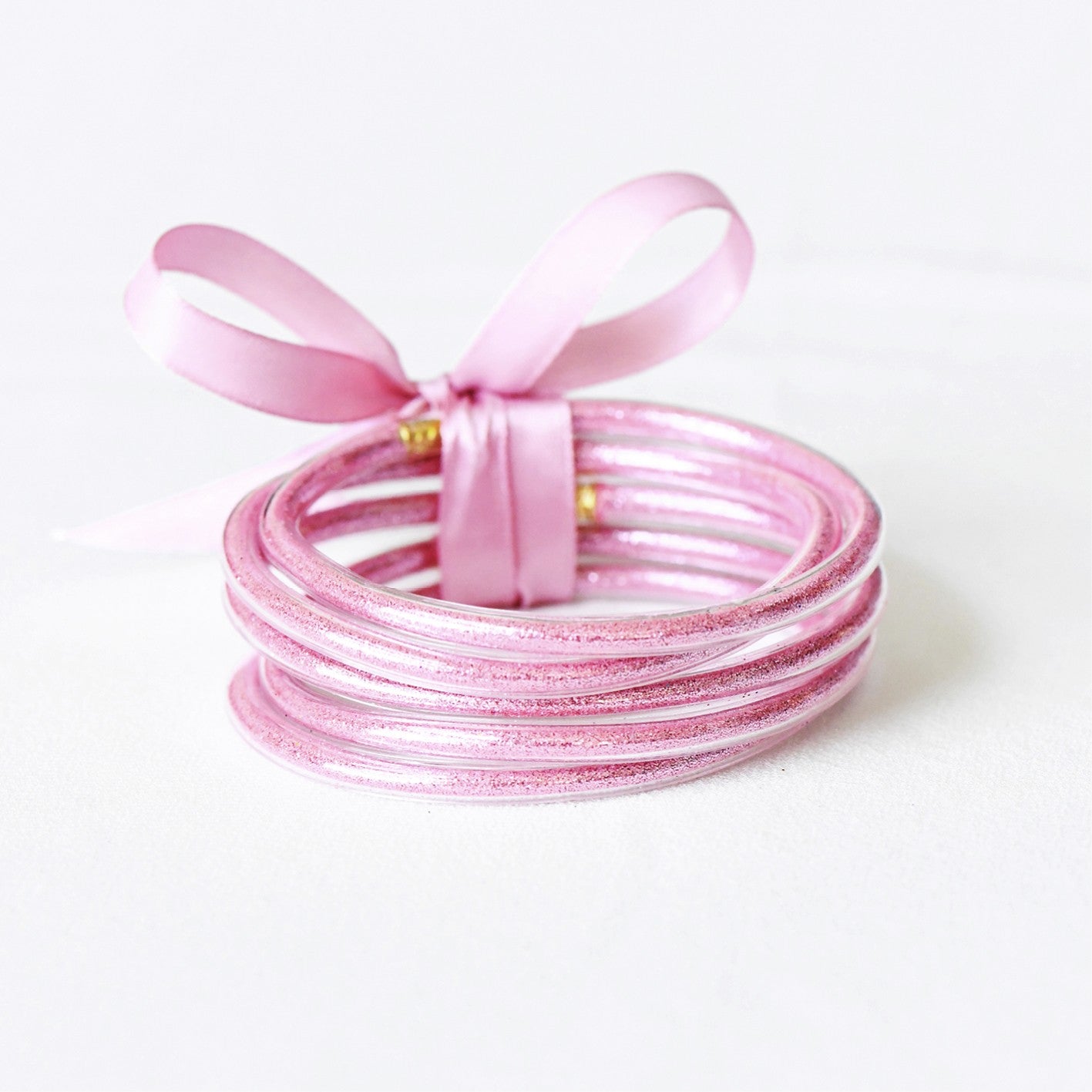 Glitter Jelly Bangles