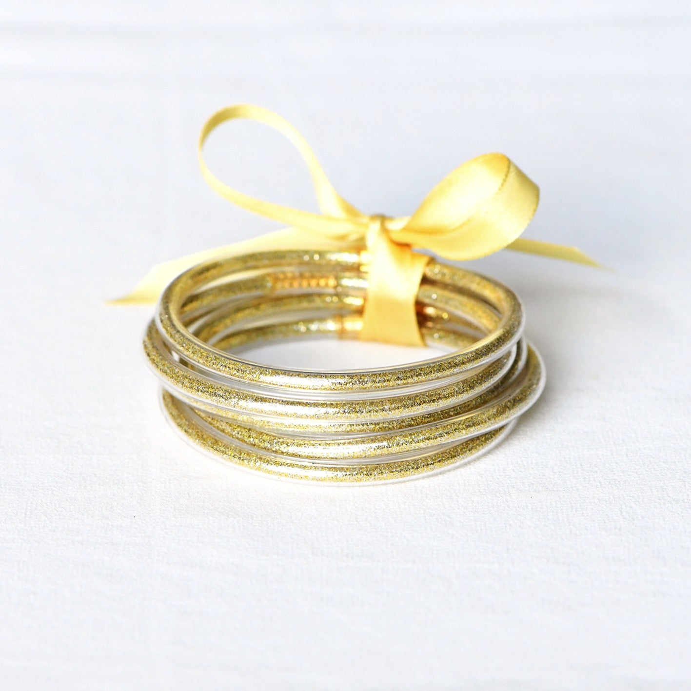 Glitter Jelly Bangles