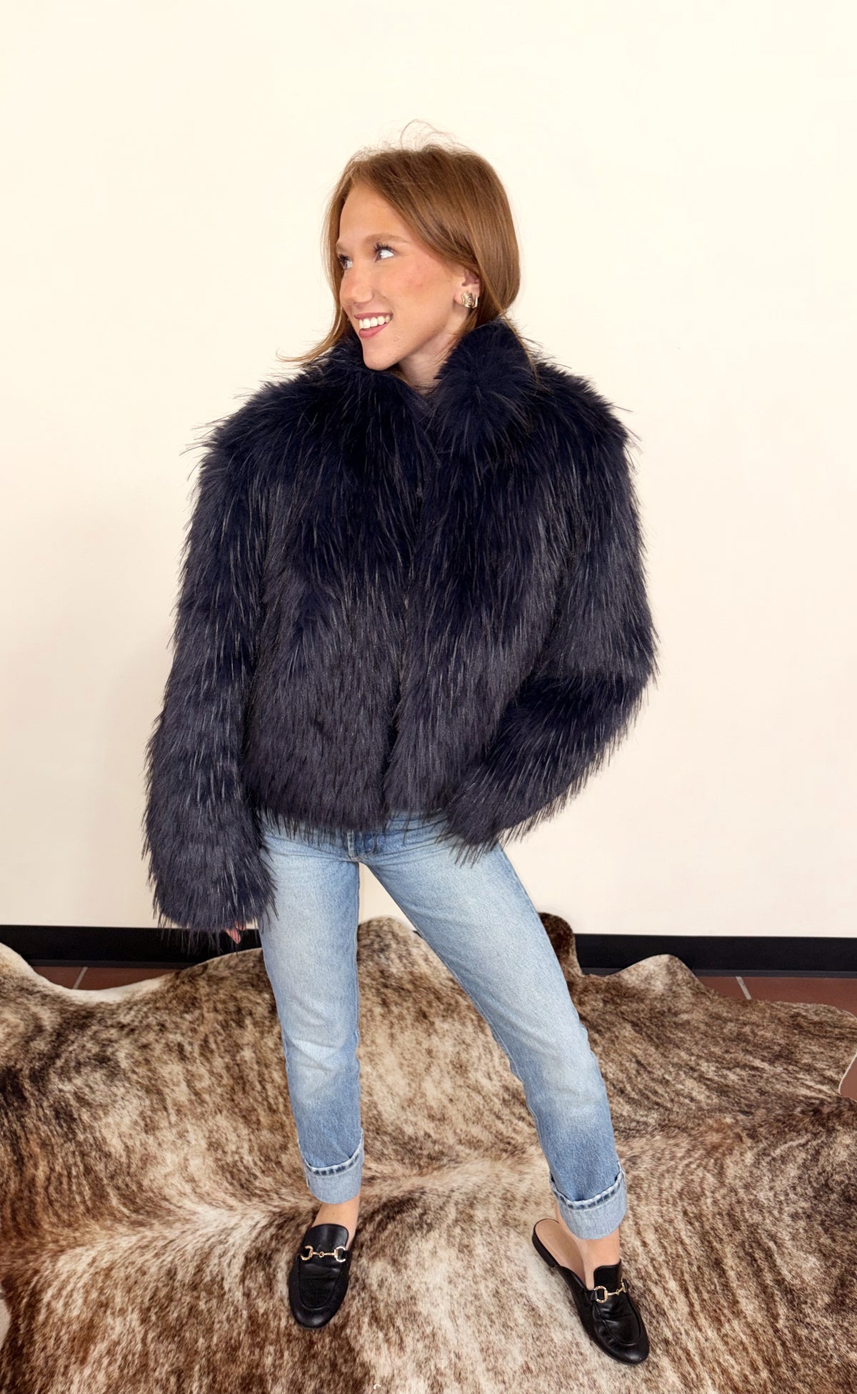 Rock Star Faux Fur Jacket