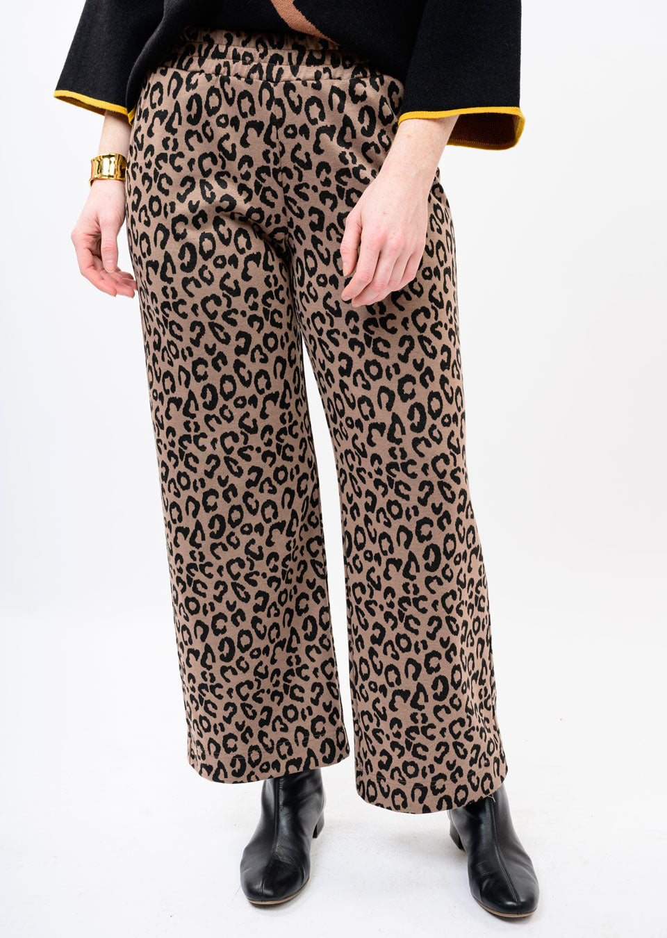 Leopard Wide Leg Pants