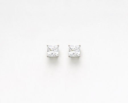 Square 7mm Post Earring