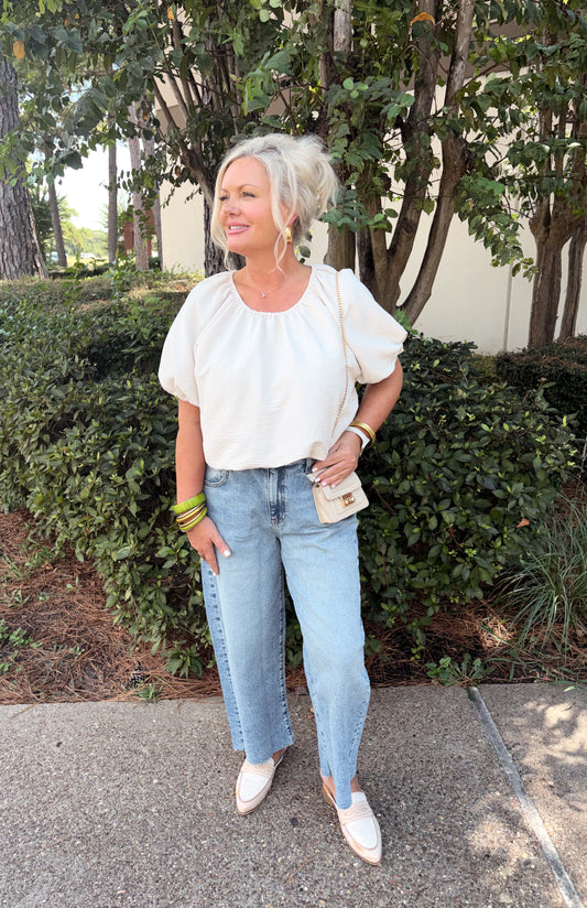 Gwen High Rise Wide Leg by Kut