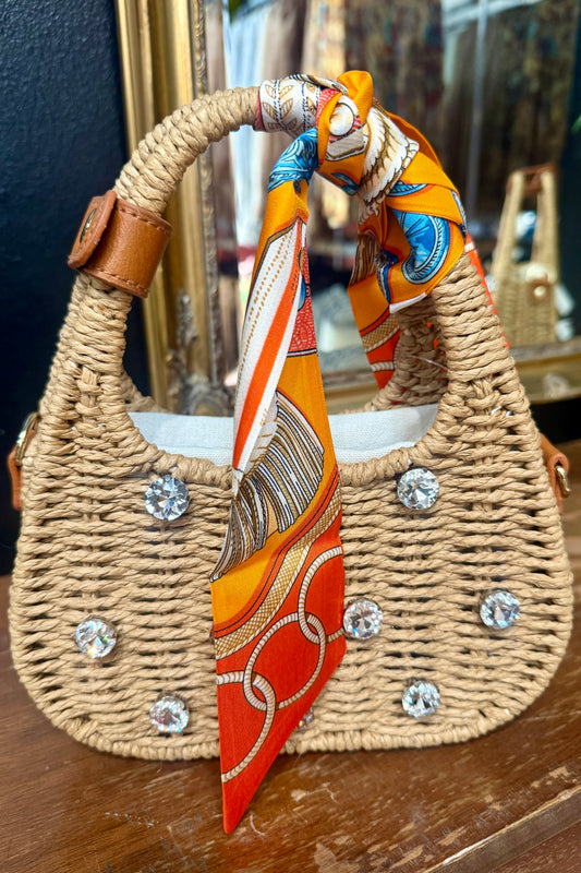 The Sparkle Woven Mini Purse