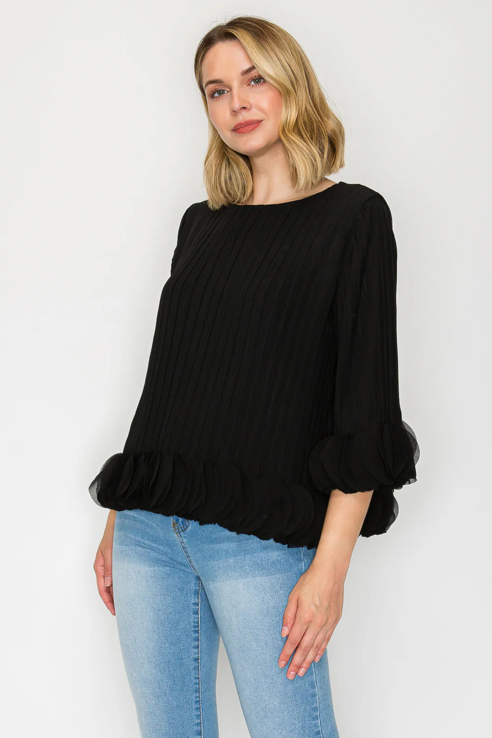 Joanna Pleated Top by Joh