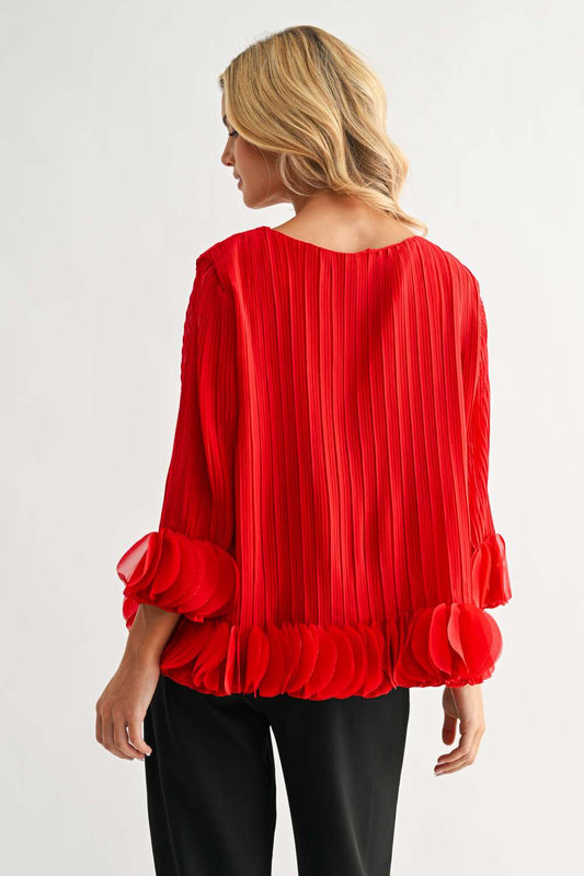 Joanna Pleated Top by Joh