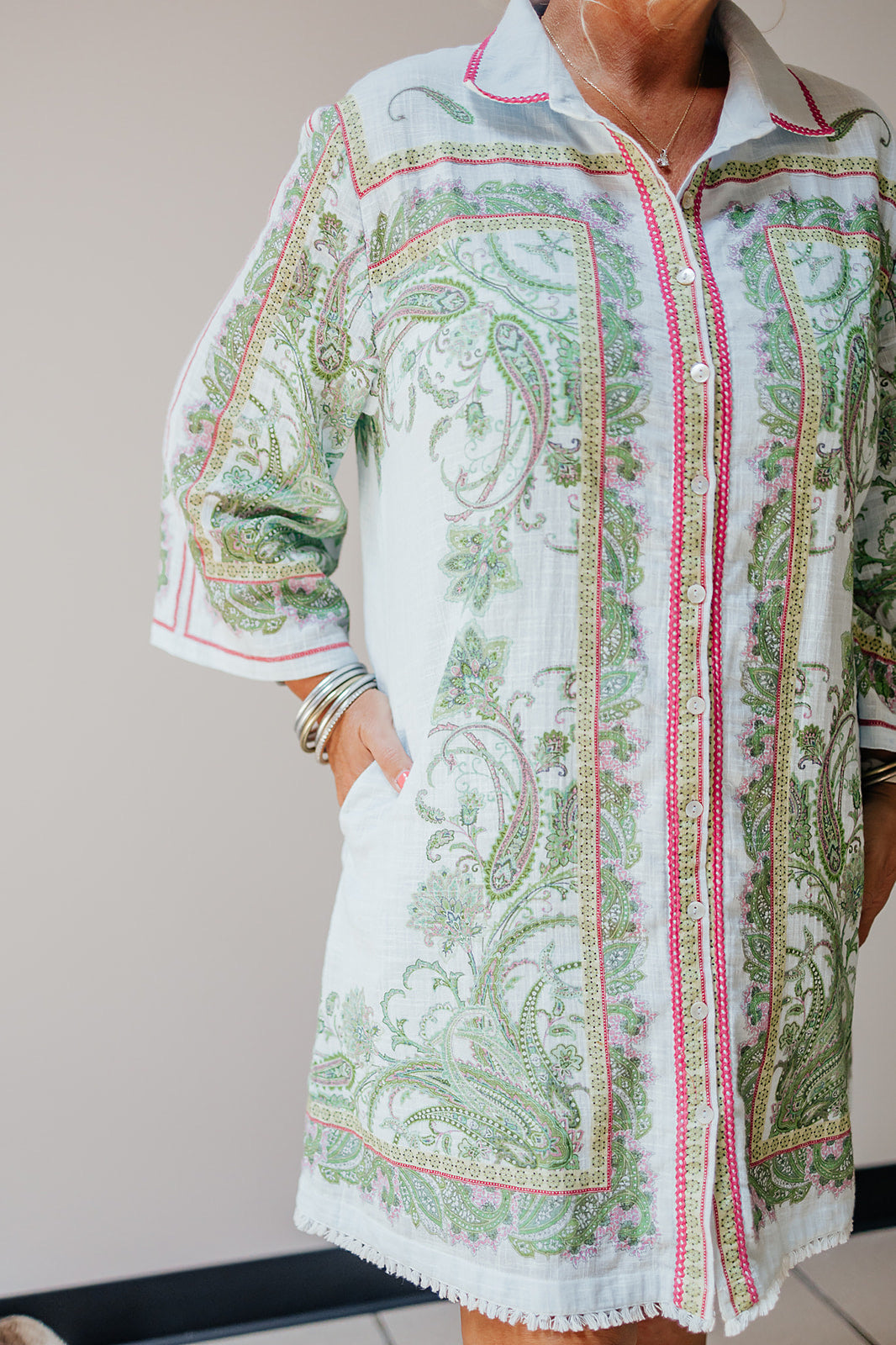 Paisley Shift Dress