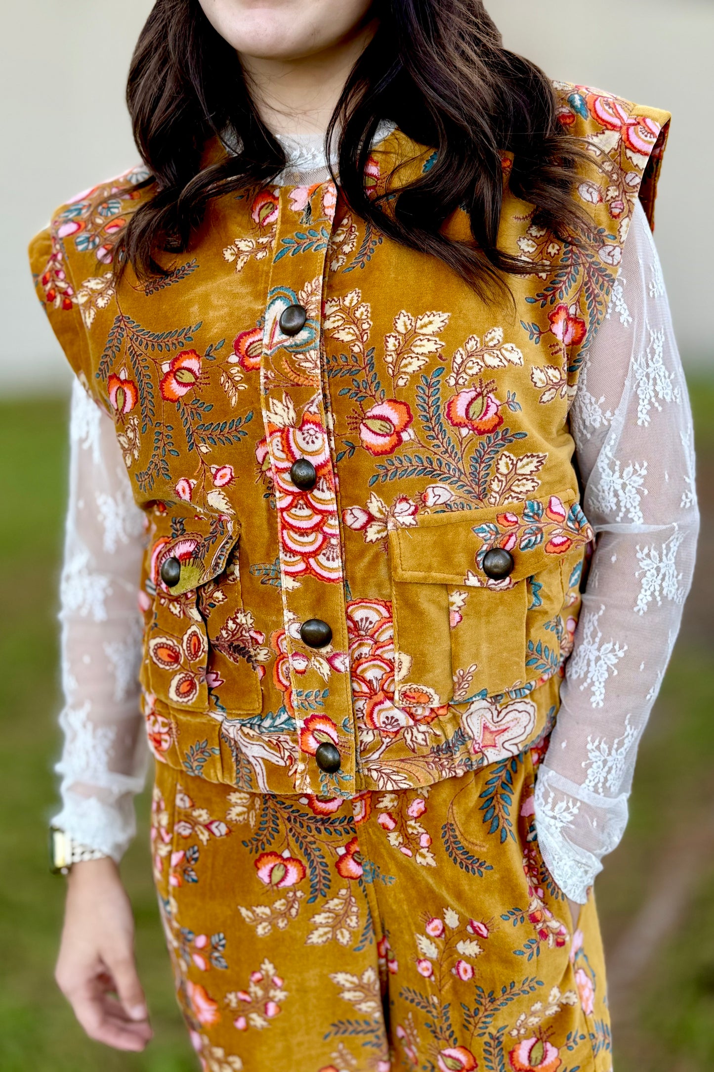 Velveteen Vest by Ivy Jane