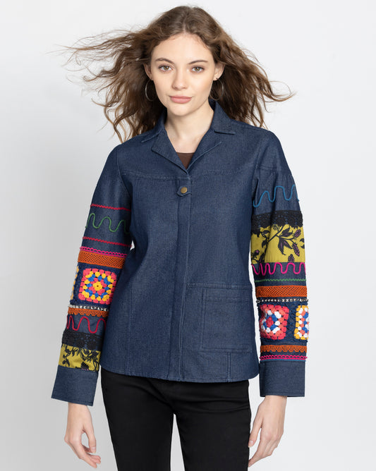 Stevie Denim Shirt Jacket - Benares