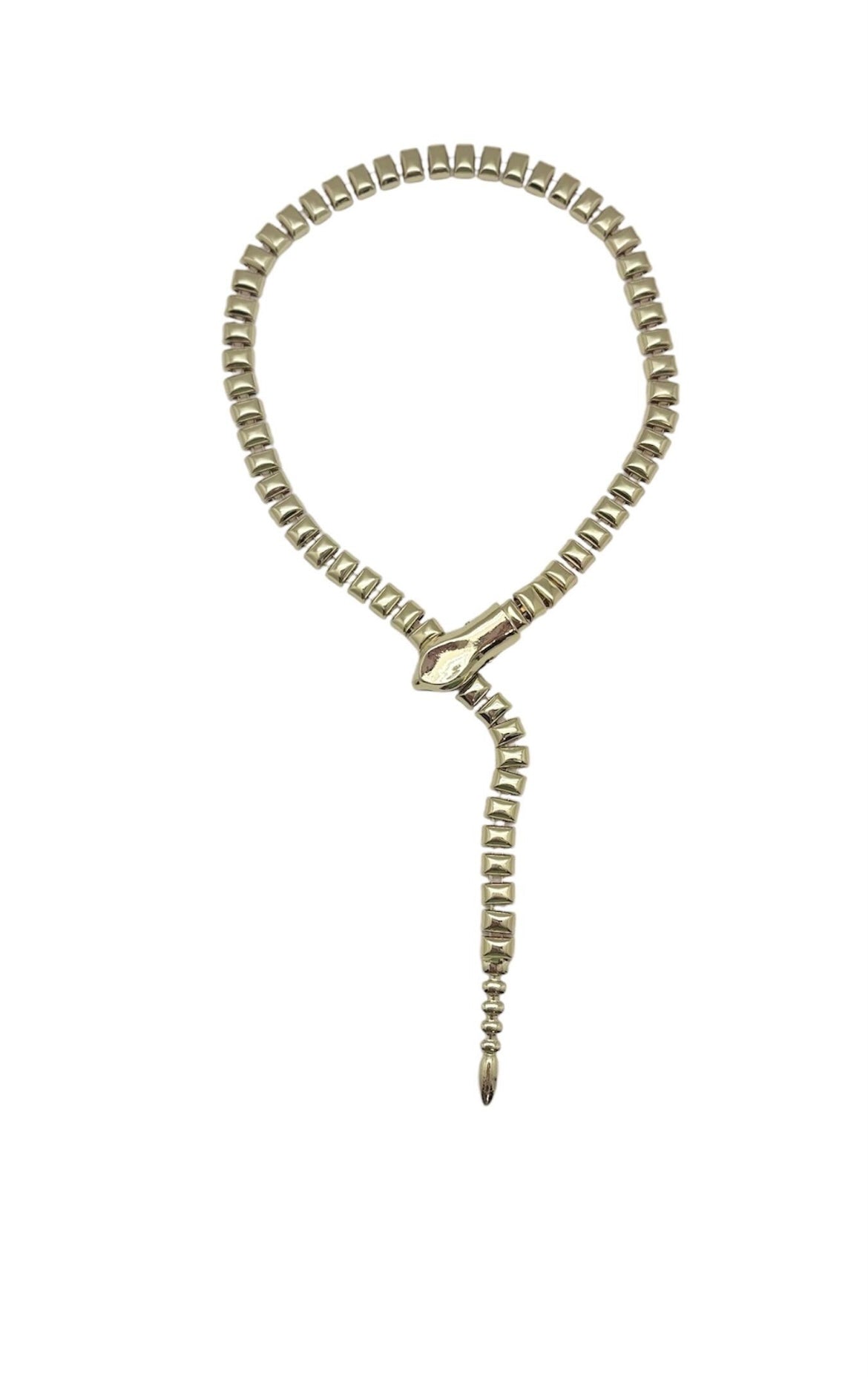 Snake Clip Necklace