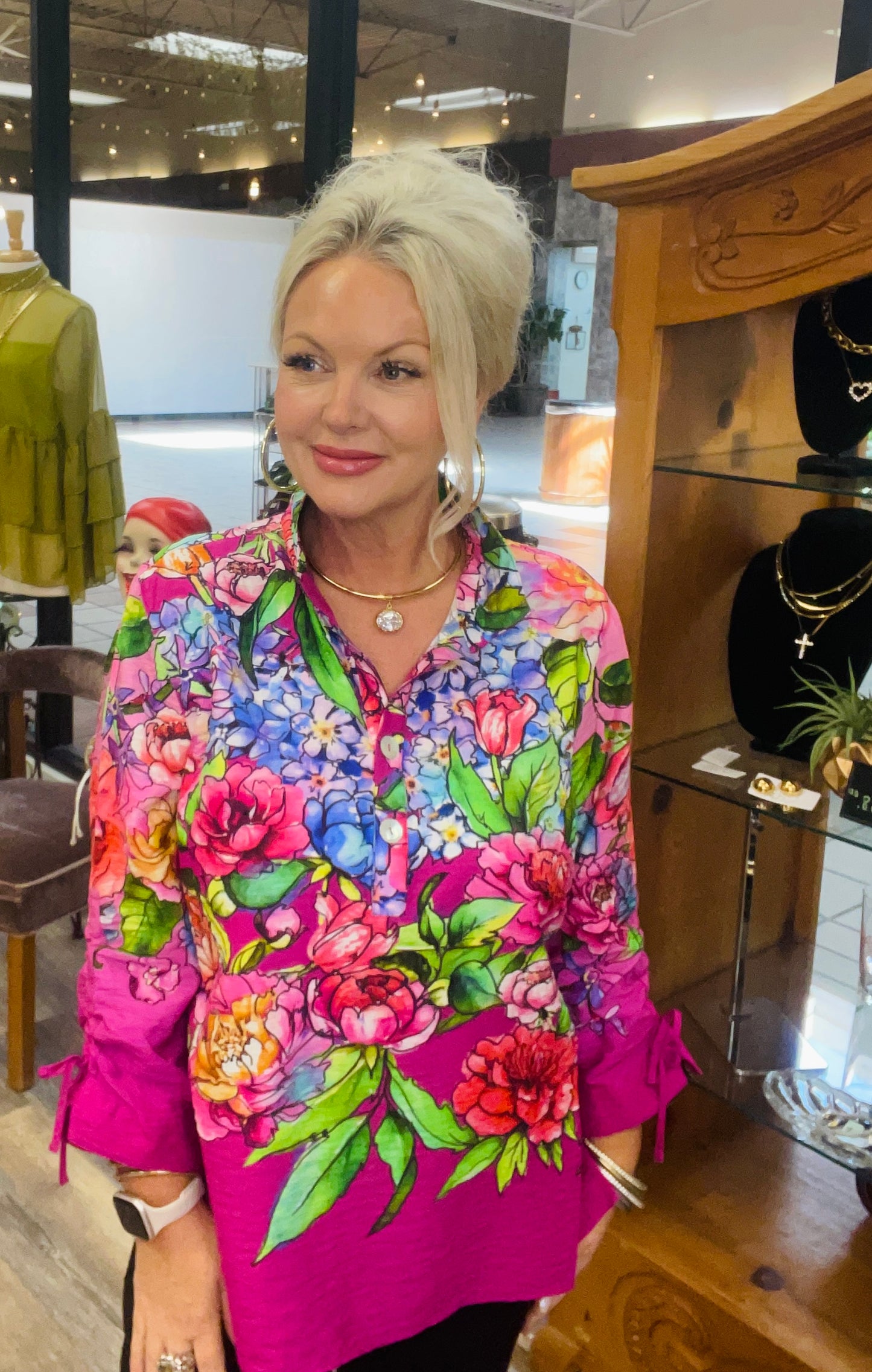 Floral Tunic by John Mark