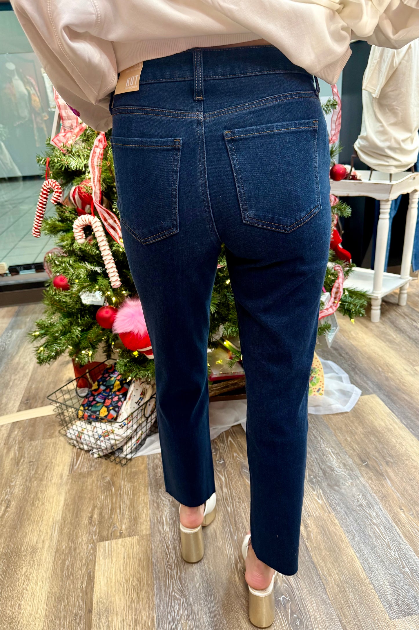 Kut from the Kloth - Reese High Rise Fab Ab Ankle Straight Jean