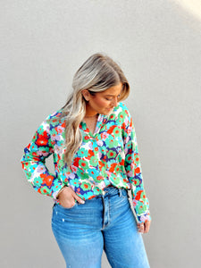 Floral Vibes Top