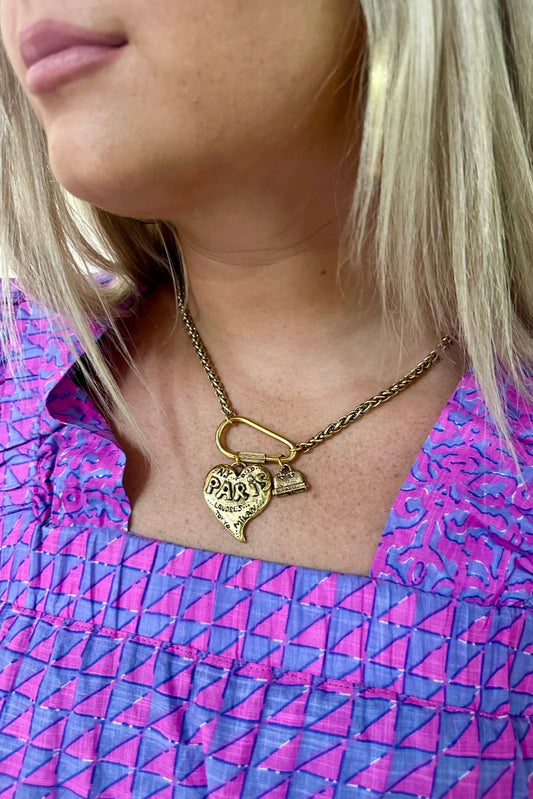 Ou La La Paris Charm Necklace
