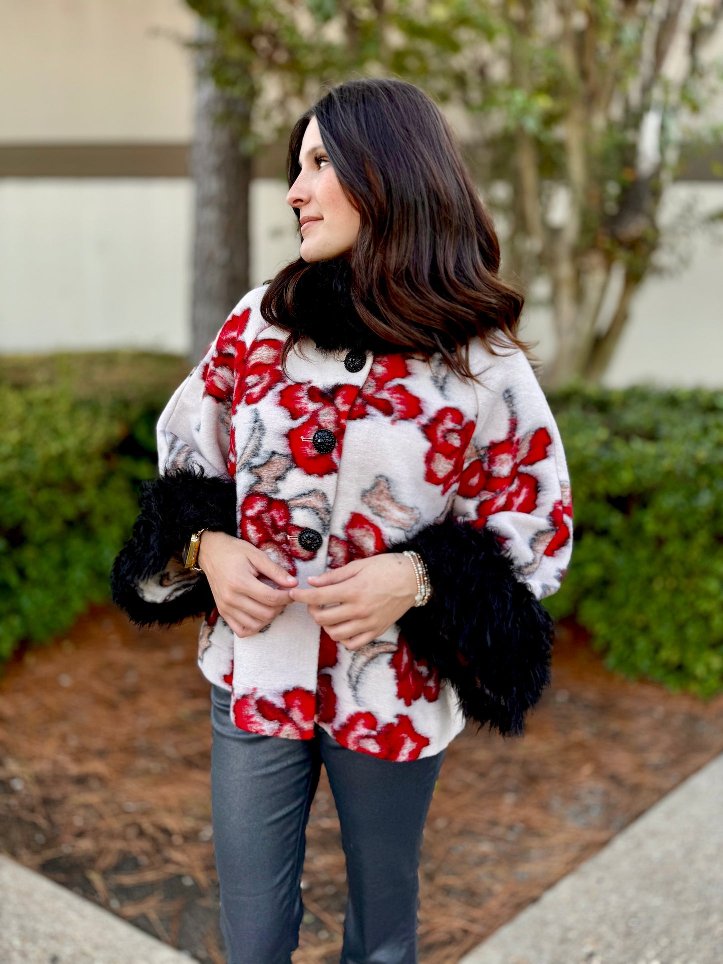 Shadow Roses Jacket by Ivy Jane