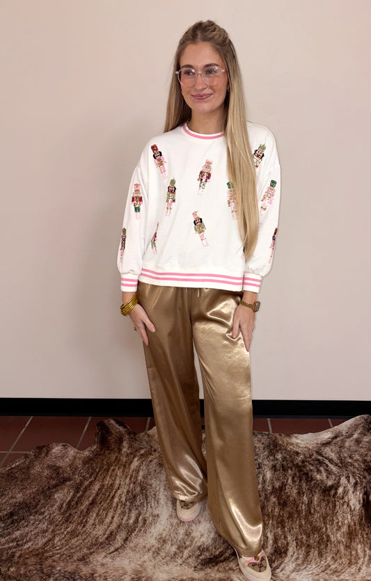 Millie Nutcrackers Sweatshirt by Mary Square