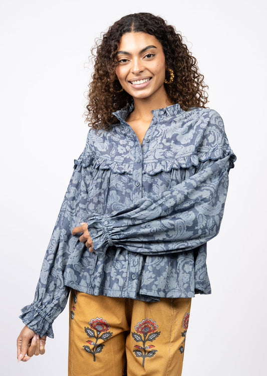 Scalloped Tiered Top by Ivy Jane