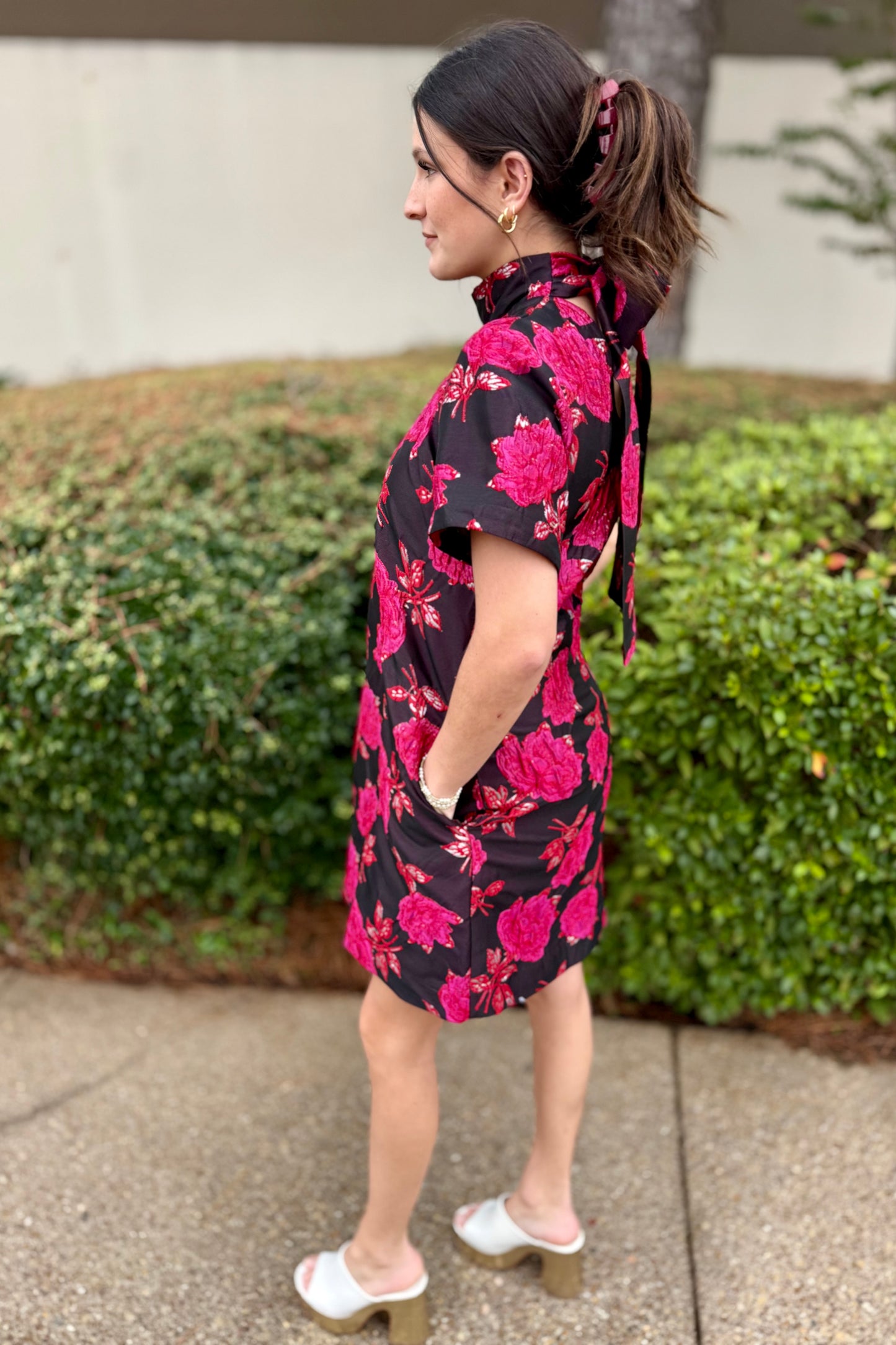 Uncle Frank Bow Back Dress