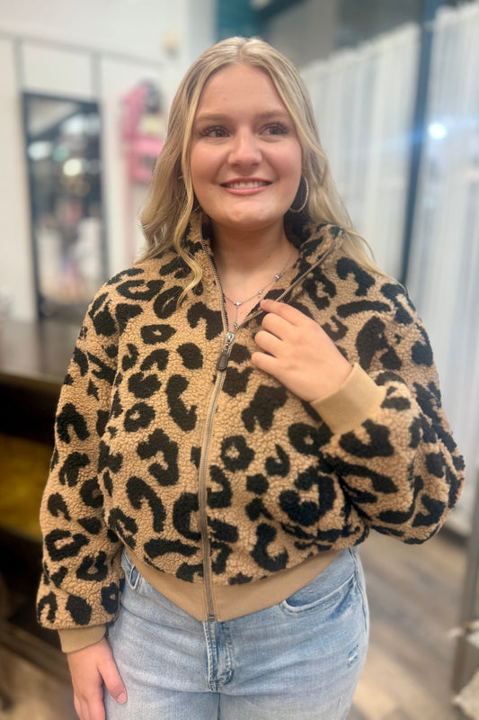 Cheetah Fuzz Jacket