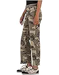 Kelsey High Rise Ankle Flair by Kut in Olive Camo