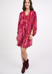 Ivy Jane Velvet Striped Dress