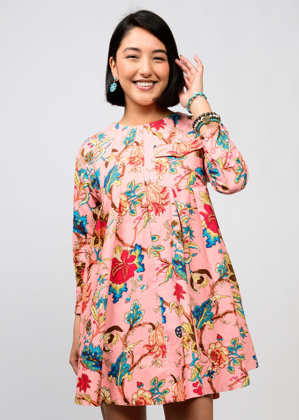 Tuck and Swing Dress by Uncle Frank