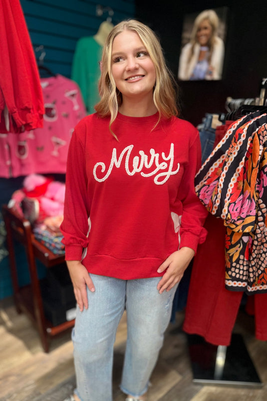 "Merry" Sweatshirt by Mary Square