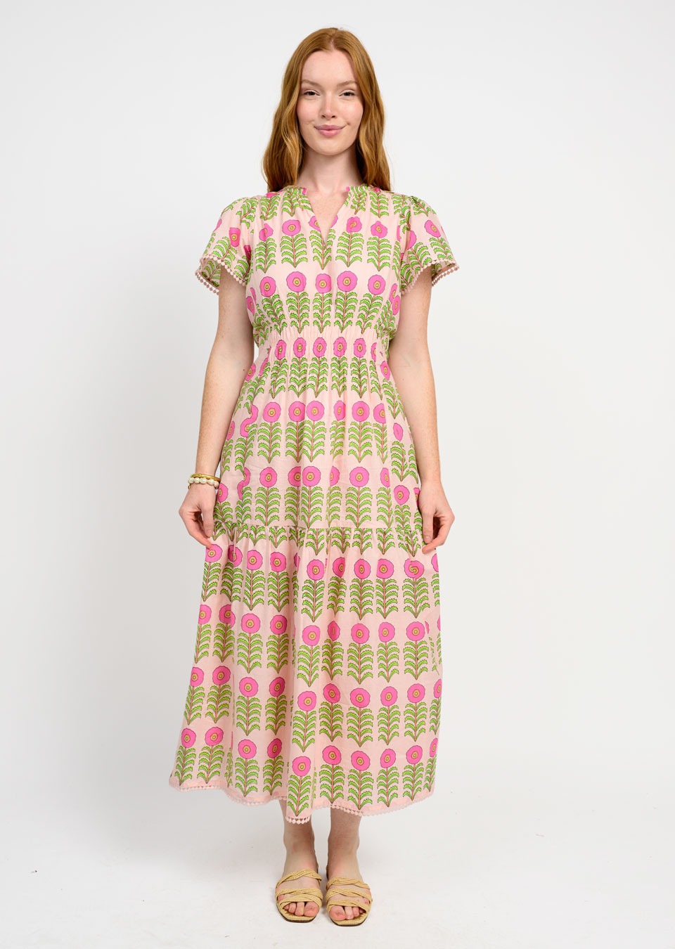Rows of Flowers Dress by Uncle Frank