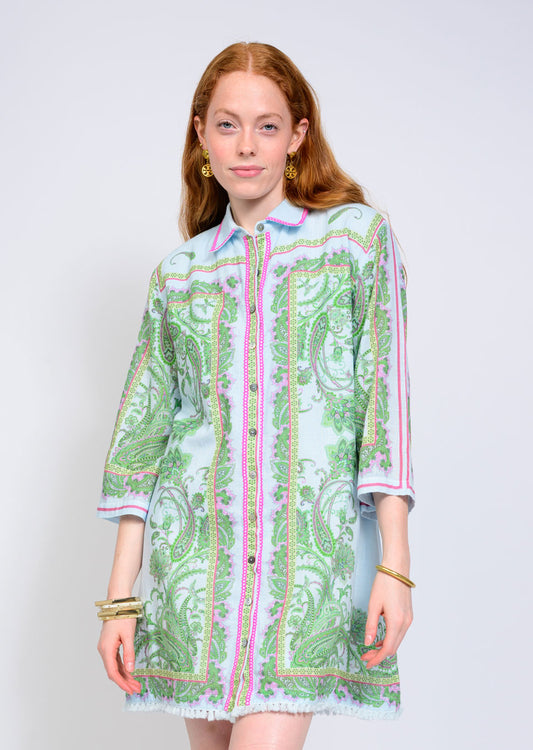 Paisley Shift Dress