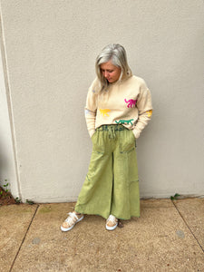 'Cant Help Falling In Love'- Knit Pant
