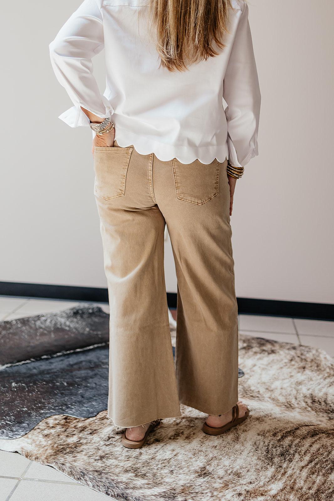 Khaki Chai Meg High Rise