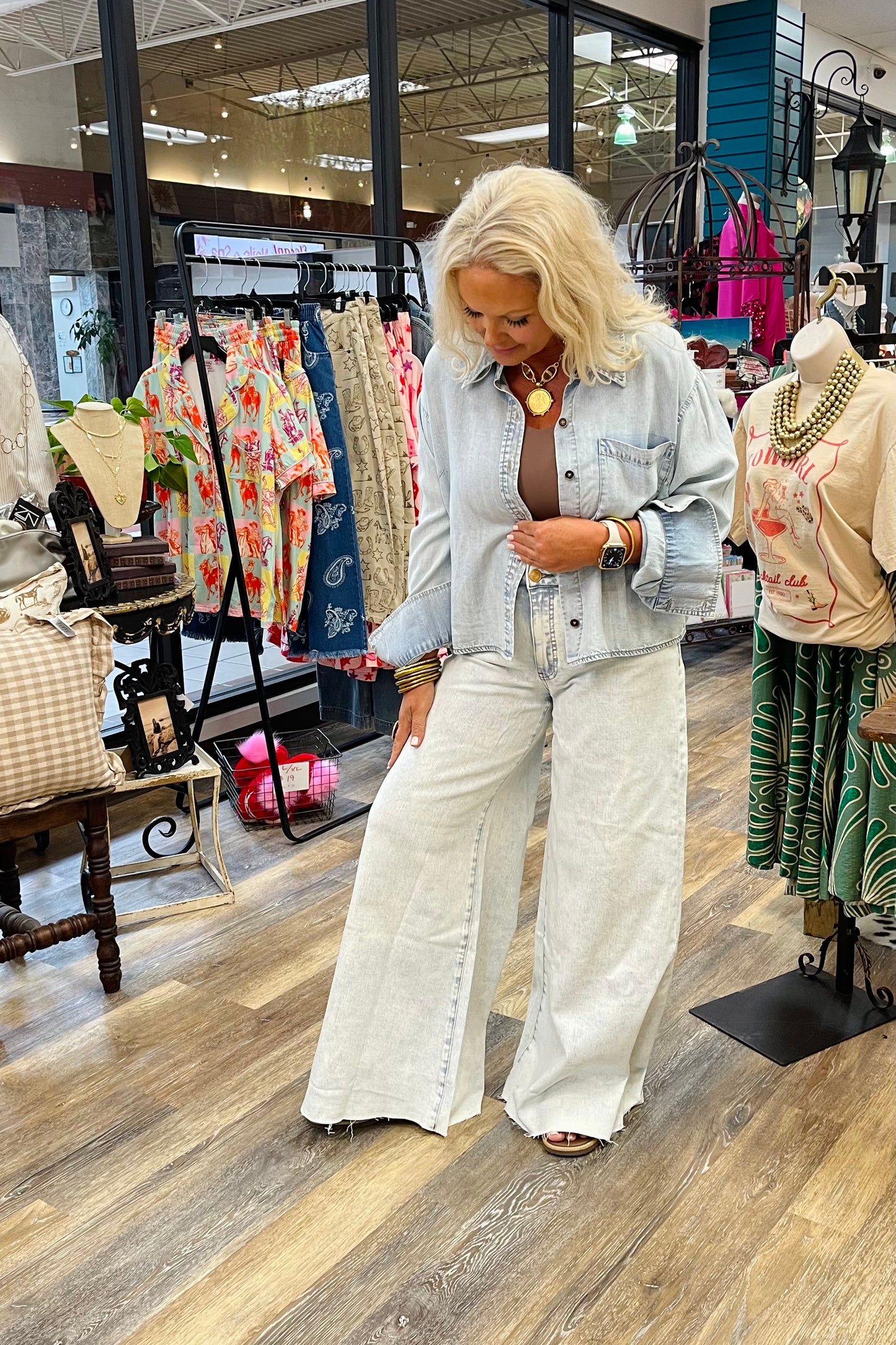 Blake High Rise Super Wide Leg Jean