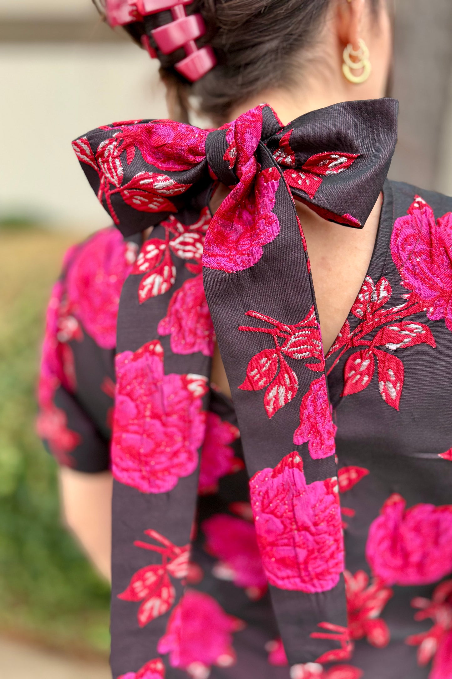 Uncle Frank Bow Back Dress